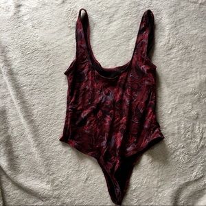 Intimately by FreePeople Dark-floral Onesie Size S